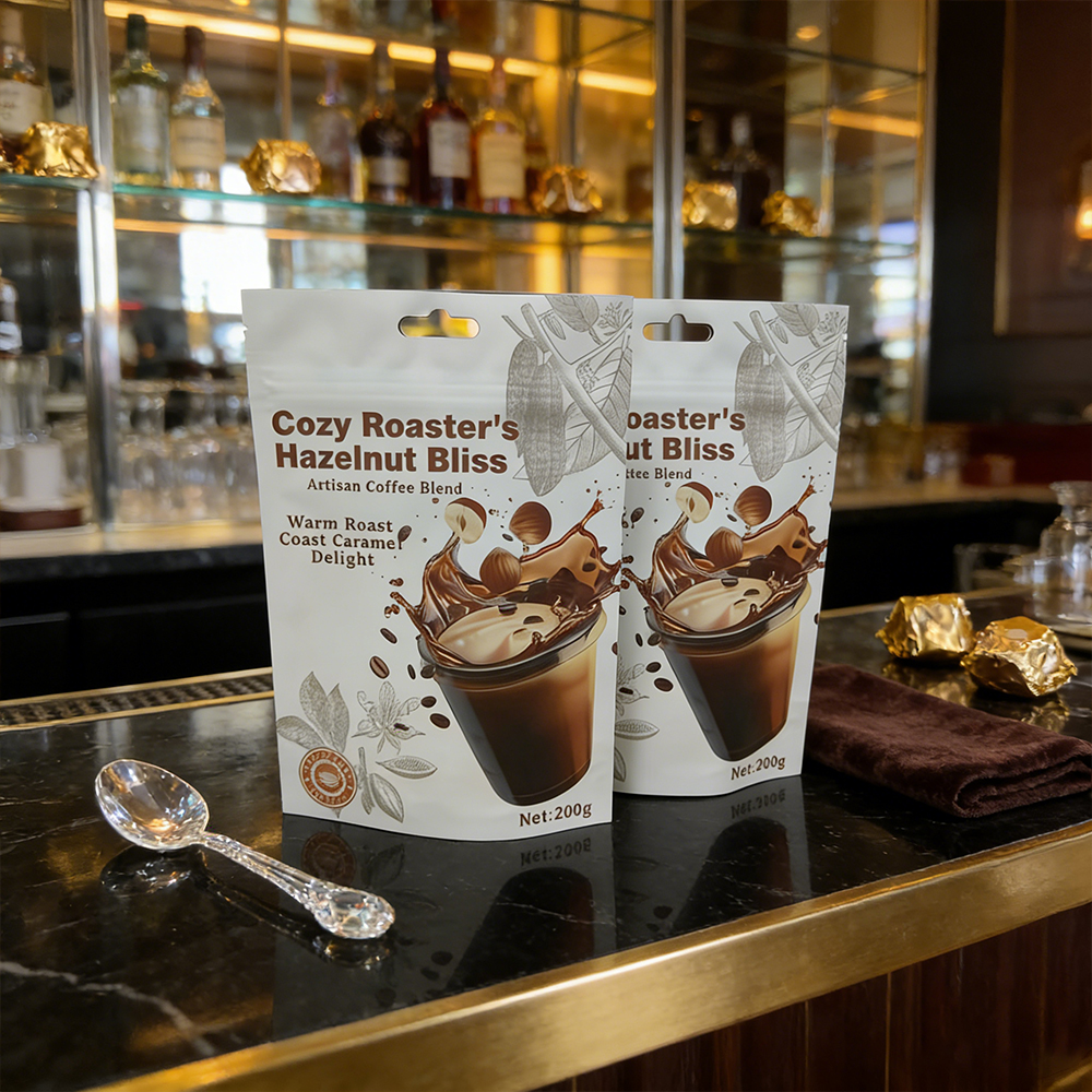 Printed Eco-friendly Biodegradable Food Grade Plastic Bag Ziplock Resealable Packaging for Diverse Flavored Powders Mylar Bag