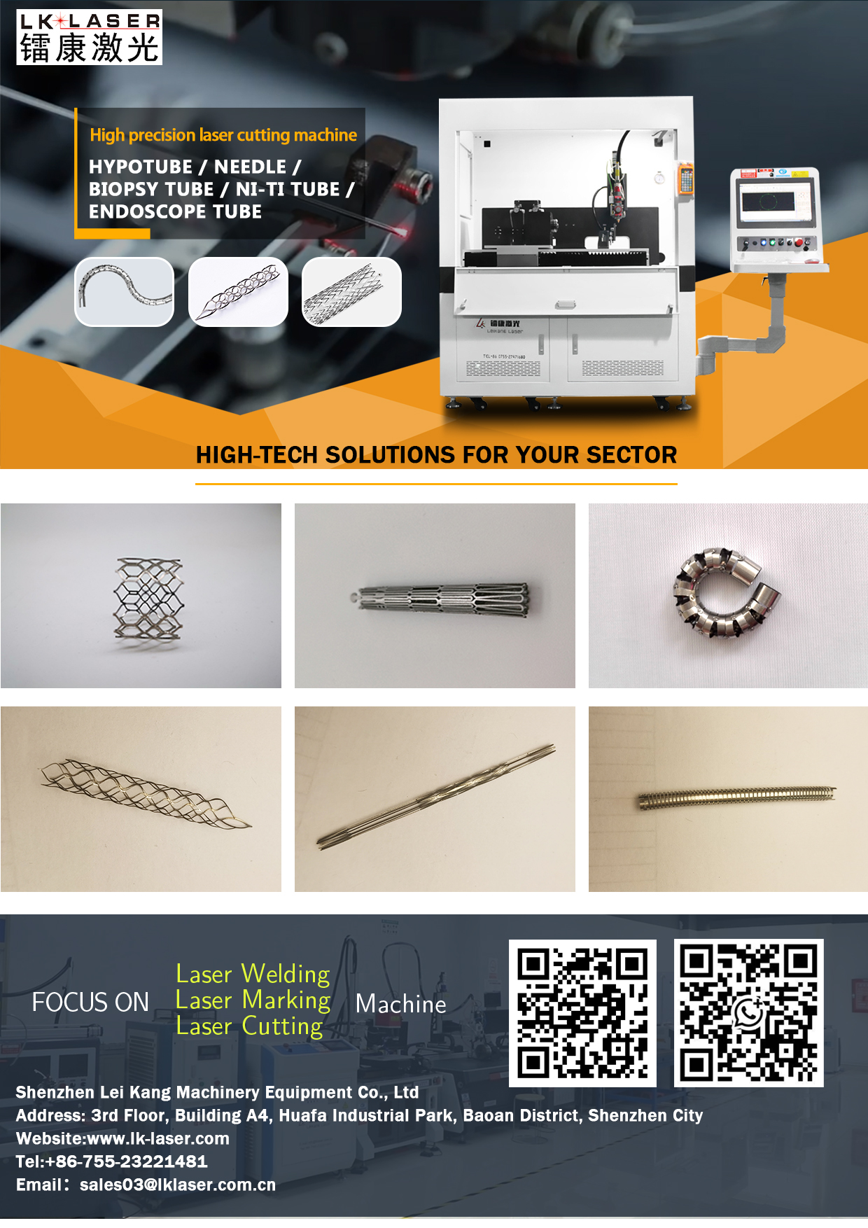 medical endoscope laser cutting machine 