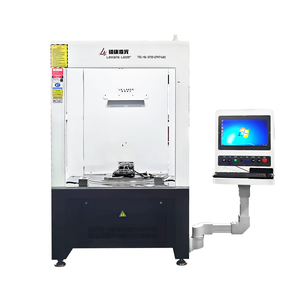 Double station index laser welder 