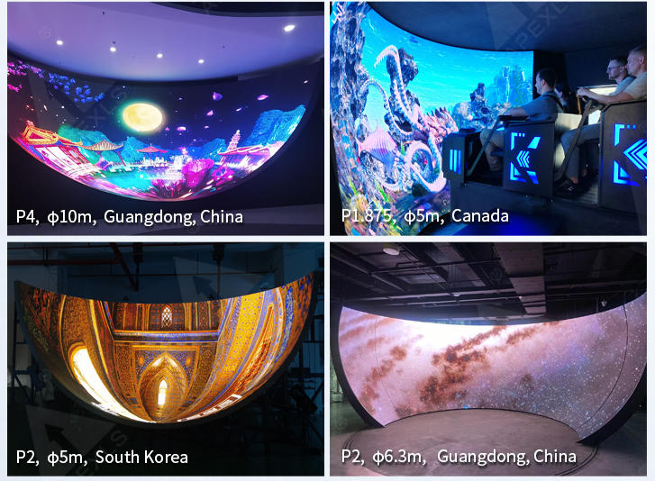 Apexls LED dome theater case