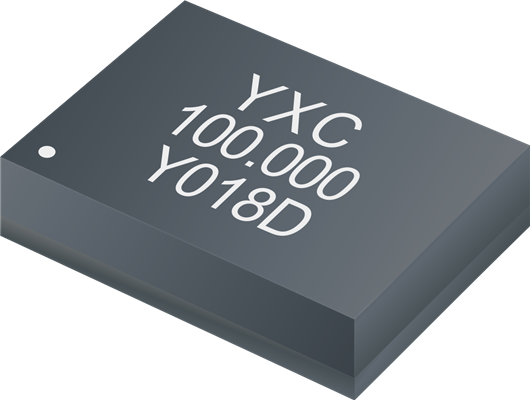 YXC programmable oscillator 7.3728MHz, package 7050, operating voltage 3.3V, used in diagnostic instruments